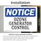 Signmission Ozone Generator Control, 7 in W x Rectangle, Vinyl Decal OS-2PACK-NS-D-57-L-17101 - alternate 3